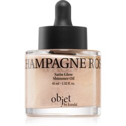 KUNDAL Objet Satin Glow Shimmer Oil svjetlucavo ulje s hidratantnim učinkom nijansa Champagne Rose 45 ml Cene