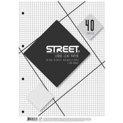 STREET Vložni listi A4, 40 listov, mali karo Cene