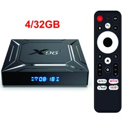 Gembird GMB-X96 M200 4/32GB smart tv box S905X5M quad arm G310V2, 2x4K 2.4&5G, 1000M, bt, android 14 Cene