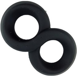 Pulselock Taur - dvostruki prsten za penis i testise (crni) - 20 mm Cene