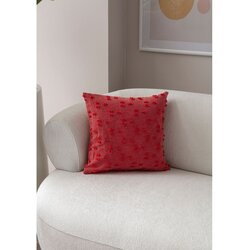 Mioli Decor Dekorativna jastučnica Tuffet, 43x43 cm, Crvena Cene