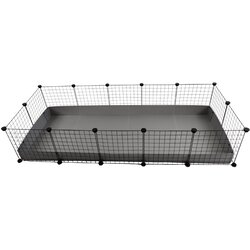 CC modular cage 5x2 pig rabbit hedgehog silver 180 x 75 x 37 cm Cene