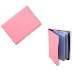 Biro time zest 101, korice za lična dokumenta, 10 lista-folija, pink neon Cene