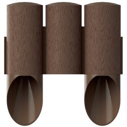 Cellfast baštenska ogradica 3 elemeta maxi /brick red/ Cene