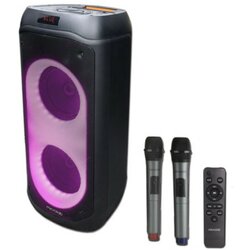 Microlab PT802W karaoke zvucnik 200W, Bluetooth, LED, 11,1V/4400mAh, TWS, Aux, USB, microSD, + Mic*2 Cene