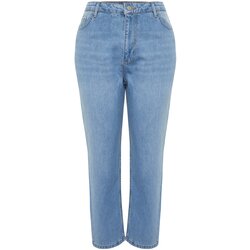 Trendyol Curve Light Blue High Waist Mom Fit Jeans Cijene