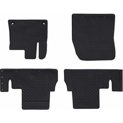 vidaXL Avto preproga 4 pcs Črna Guma, (5000204136) Cene