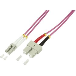 Logilink FP4LS05 steklena vlakna optična vlakna priključni kabel 50/125 µ Multimode OM4 5.00 m, (20434957) Cene