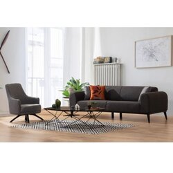 Atelier Del Sofa sofa trosed kapri 3 seater anthracite Cene