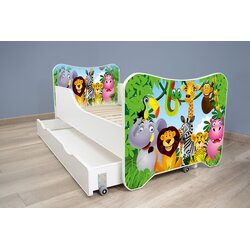 Happy Kitty dečiji krevet 140x70 cm happy kitty + fioka madagascar Cene