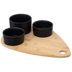 Secret De Gourment secret de gourmet aperitif bamboo black set od 3 činije i poslužavnika Cene