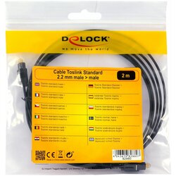 Delock Kabel AVDIO optični SPDIF TOSLINK 2m 82880 Cene