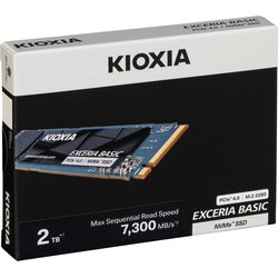 KIOXIA EXCERIA BASIC NVMe 2TB M.2 2280 PCIe 4.0 LSF10Z002T8 Cene