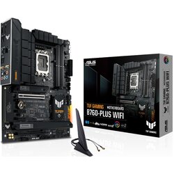 Asus matična ploča - Intel TUF GAMING B760-PLUS WIFI D4 s1700 (B760, 4xDDR4 5333MHz, 4xSATA3, 3xM.2, HDMI+DP) Cijene