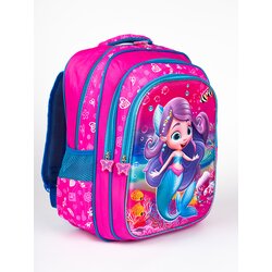 Shelvt Pink backpack for a girl with a mermaid Cijene