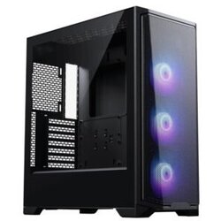 Phanteks Case Eclipse G370A Mid tower, ATX, Black 3x RGB fans Cene