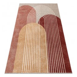 RugsX Preproga FUSION 0810 bež / terakota - Geometrična, moderna, abstraktna 160x220 cm, (21994995) Cene