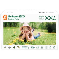 BeSuper_ECO_Bamboo BeSuper ECO Bamboo Pelene-Gaćice XXL (17+ kg) 100 kom Cene