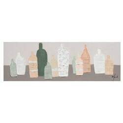 Bubola & Naibo Ročno izdelana slika (Steklenice, Š x V: 90 x 30 cm) Cene