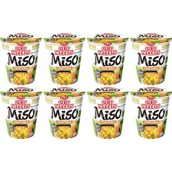 Nissin Cup Noodles Miso Vegetable - 8x67g Cene