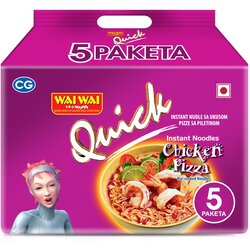 Wai Wai instant nudle ukus piletina-pizza 5x75g Cene