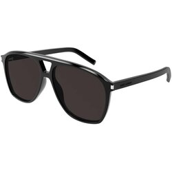 Saint Laurent SL596DUNE 001 ONE SIZE (58) Črna/Siva Cene