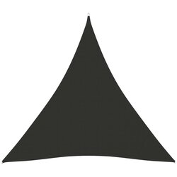 vidaXL Senčno jadro oksford blago trikotno 3x3x3 m antracitno, (20743217) Cene