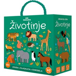 KID NAKLADA Knjiga i slagalice Životinje Cene