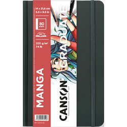 Canson Skicirka GRADUATE Manga, 140 x 216 mm, črna, (21654752) Cene