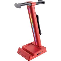 Surefire vinson N2 dual balance gaming stalak za slušalice s rgb-om - više funkcija - crveno Cene
