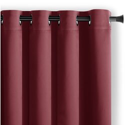 Restilo Bordo zatamnjujuća zavjesa 140x175 cm Eyelets – Cene