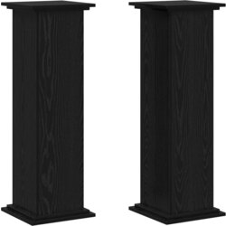 vidaXL Stalak za biljke Crni hrast 33x33x100 cm Inženjersko drvo Cijene