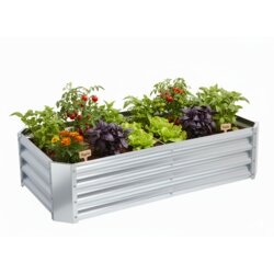 Garden Line Metalna pocinčana povišena gredica 140 x 60 x 30 CM Cene
