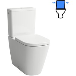 Laufen H8241110000001SET Meda talna brezrobna WC školjka monoblok z WC desko s počasnim zapiranjem Cene