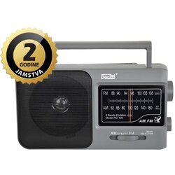 Dartel radio FM, AM, analogni, AC ili klasične baterije, tamno sivi RD-130 Cene