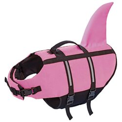 Nobby plavalni jopič "sharky" za psa, roza - l Cene