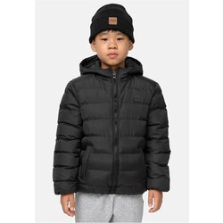 Urban Classics Kids boys basic bubble jacket black/black/black Cene