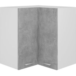 vidaXL viseći kutni ormarić siva boja betona 57x57x60 cm od iverice Cijene