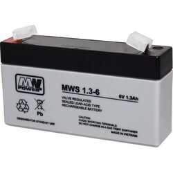 MW Power Akumulatorska olovna baterija 6V 1.3Ah MWP 97x25x52mm Cene