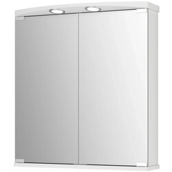 JOKEY omarica z ogledalom ampado led 60 cm x 66 cm x 21 cm bela Cene