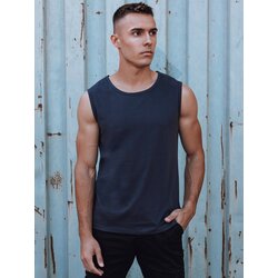 DStreet Tank top męski bez nadruku granatowy Cijene