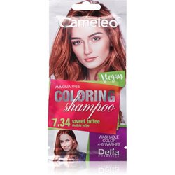 Delia Cosmetics Cameleo Coloring Shampoo šampon za toniranje za kosu nijansa 7.34 Sweet Toffee 40 ml Cene