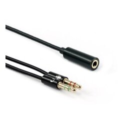 S Box SBOX KABAL 3,5mm F. 4Pin - 2 X 3,5mm M. 3Pin 0,2M Cene
