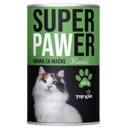 SUPER PAWER Hrana za mačke MOKRA 415 g KUNIĆ Cene