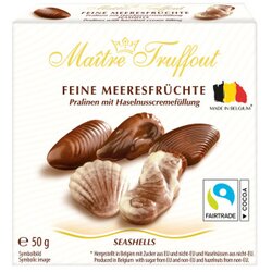 MAITRE TRUFFOUT Mini praline belgijske Školjke 50g Cene