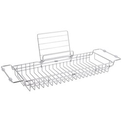 PT LIVING podesivi metalni stalak za kadu u srebrnoj boji Tub, 61-86 cm Cene