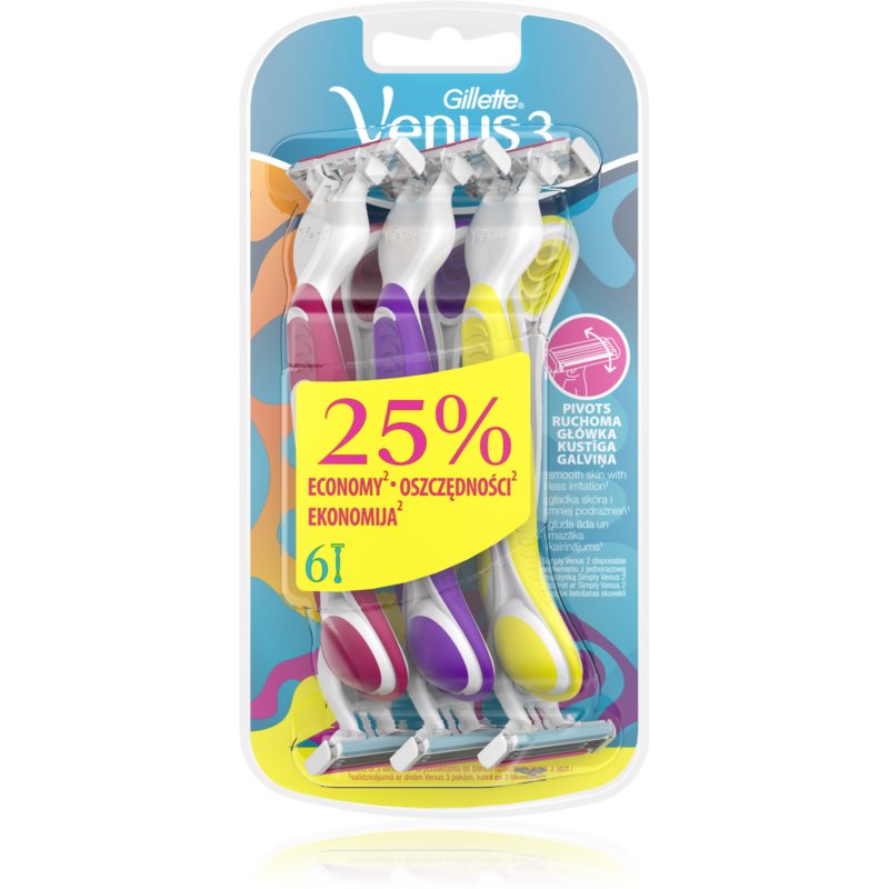 Gillette Venus 3 Plus britvica za jednokratnu uporabu 6 kom Cijene