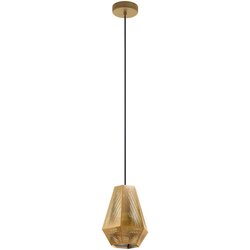 Lesnina XXXL Eglo 43226 - Luster na sajli CHIAVICA 1xE27/28W/230V prečnik 20 cm zlatna Cene