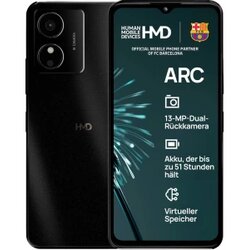 HMD Arc pametni telefon 64 GB 16.6 cm (6.52 palac) crna Android™ 14 (Go Edition) Hybrid-Slot Cene