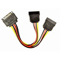 Gembird CC-SATAM2F-01 SATA power splitter cable, 0.15 m A Cene